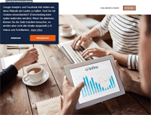 Tablet Screenshot of infino.de